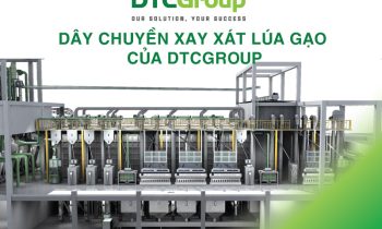 Dây chuyền xay xát lúa gạo của DTCGroup