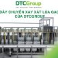 Dây chuyền xay xát lúa gạo của DTCGroup